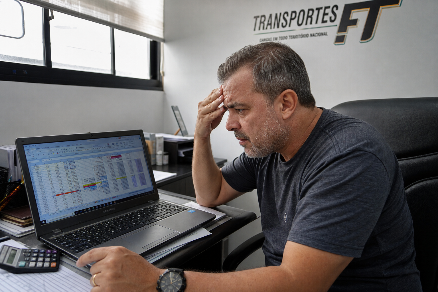 Planilhas financeiras desorganizadas